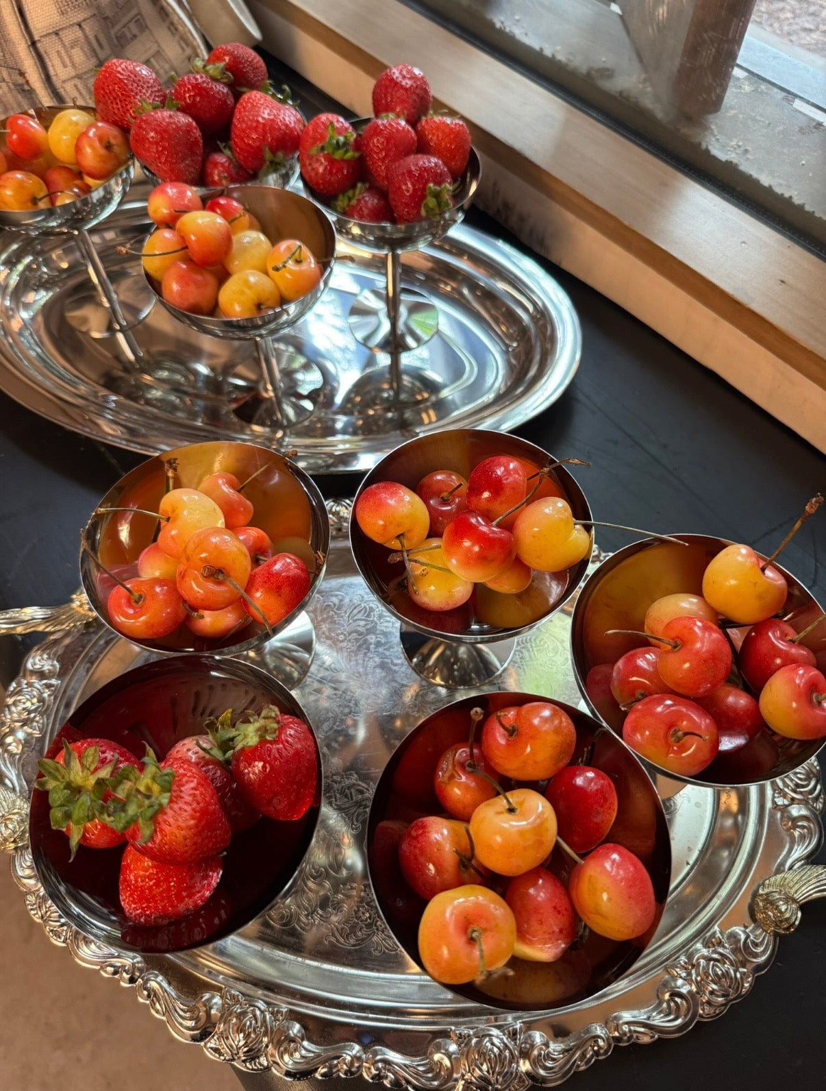 Silver Serving Tray (rent)