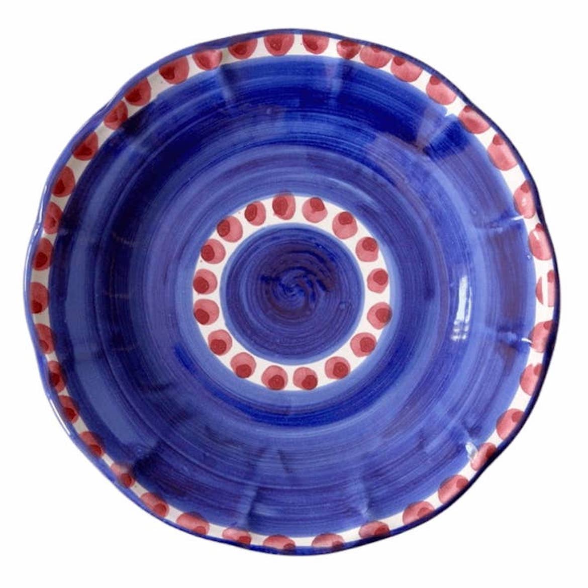 Night blue set of salad plates 8.5'' ITHAQUE - OLIVIER GAGNÈRE