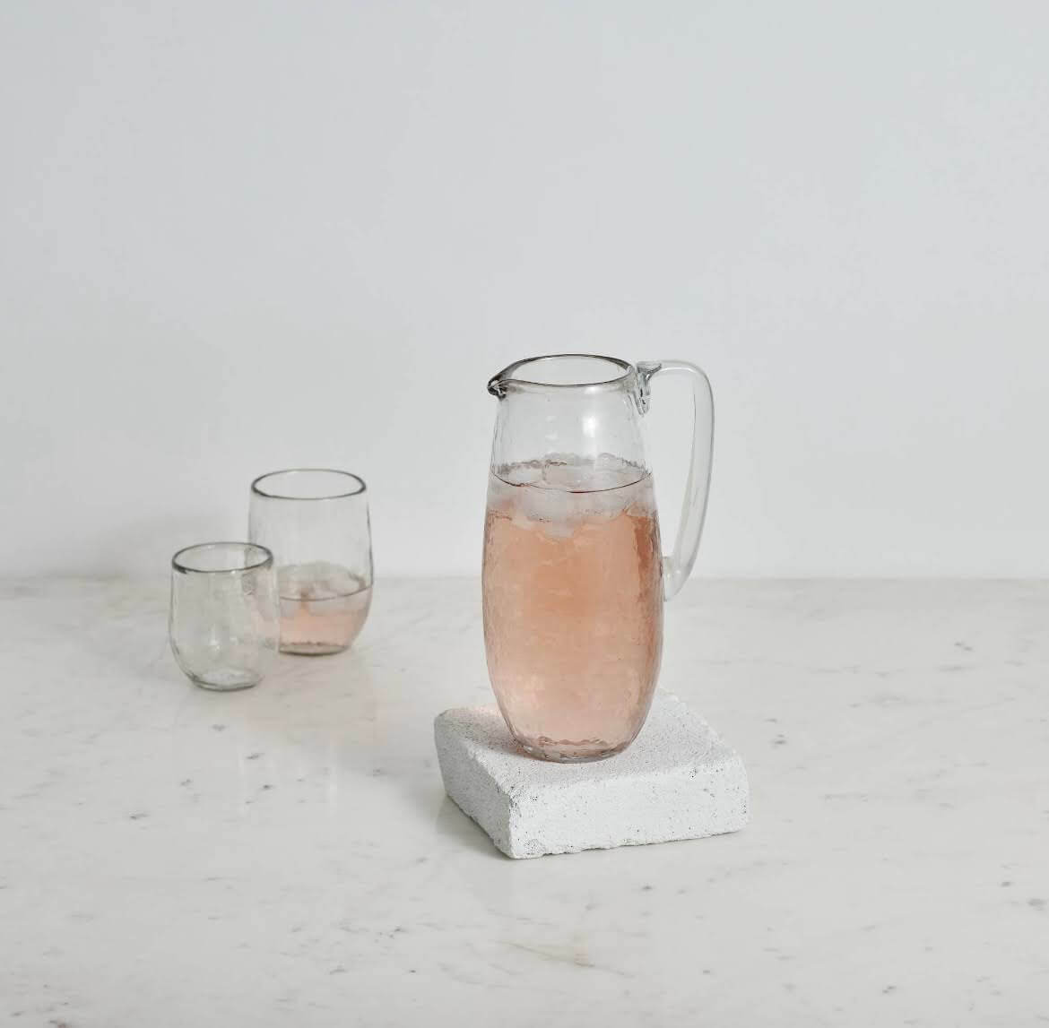 glass pitcher