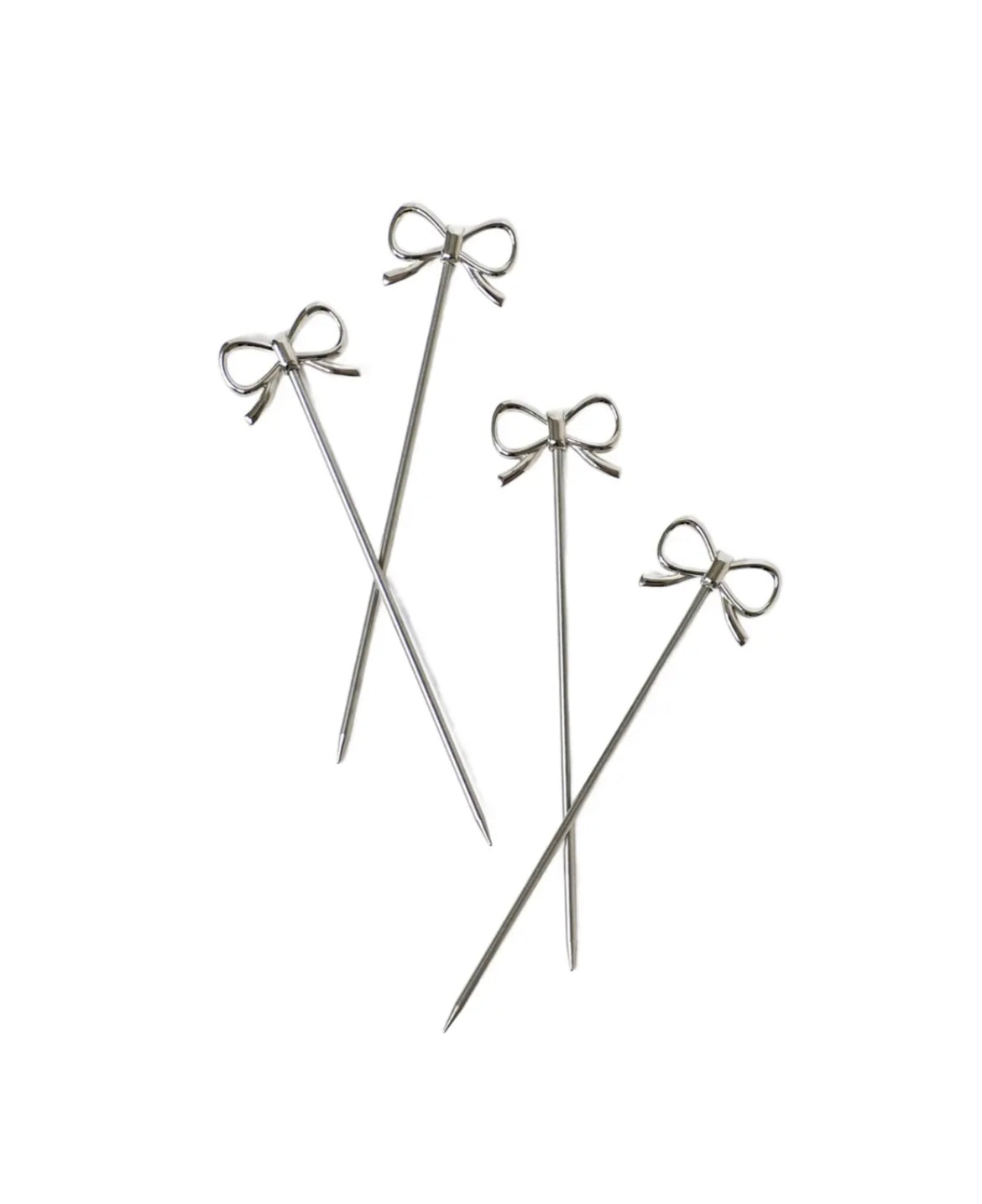 Silver Bow Cocktail Picks (rent)