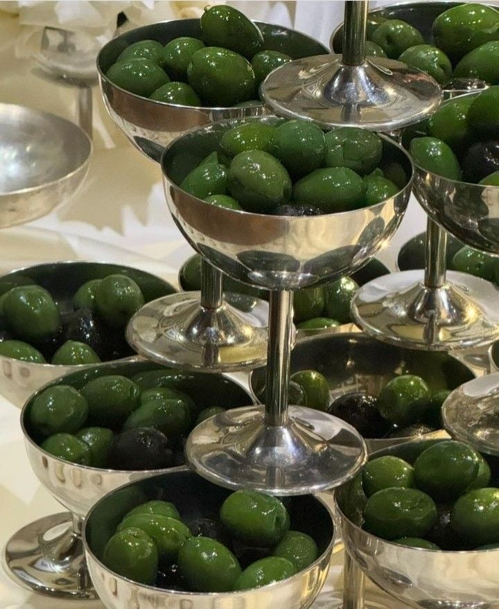 Silver Coupe Glasses (rent)