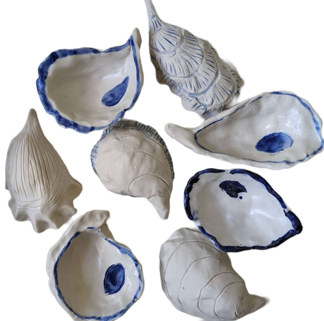Porcelain Oyster Shells